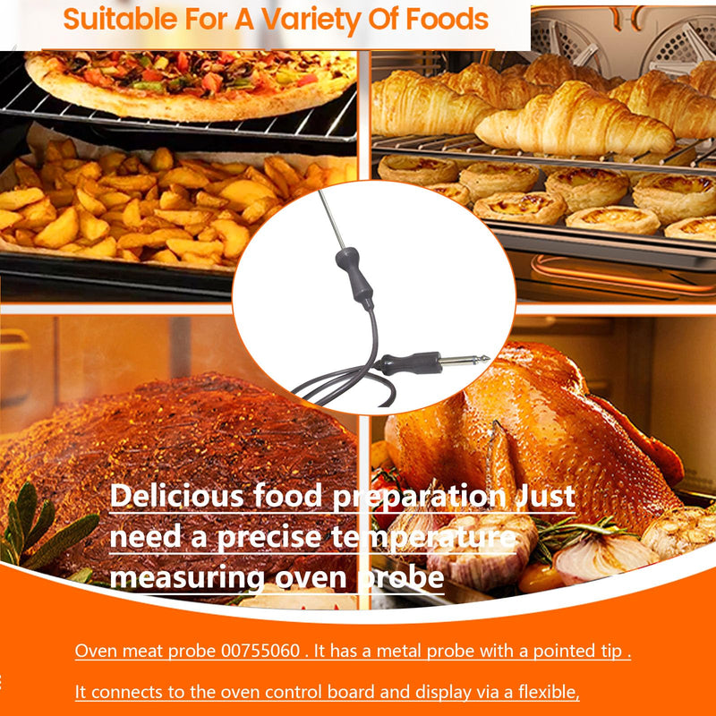 [Australia - AusPower] - for Wolf Oven Meat Probe 00492332 Compatible Models 00755060 492332 AP3775647 AP3194240 