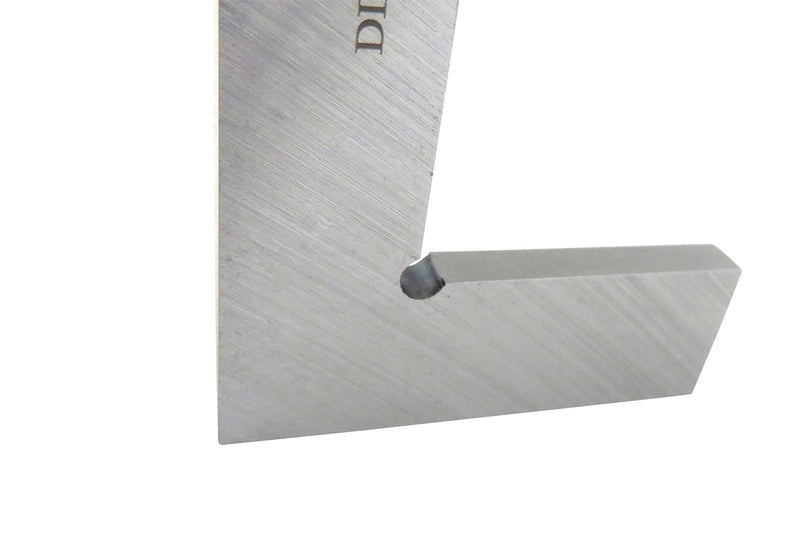 Kinex 4033-02-015 6 Inches Tall x 4 Inches Wide Flat Solid Machinist Square DIN 875/0 Square to w/in 0.0003 Inches