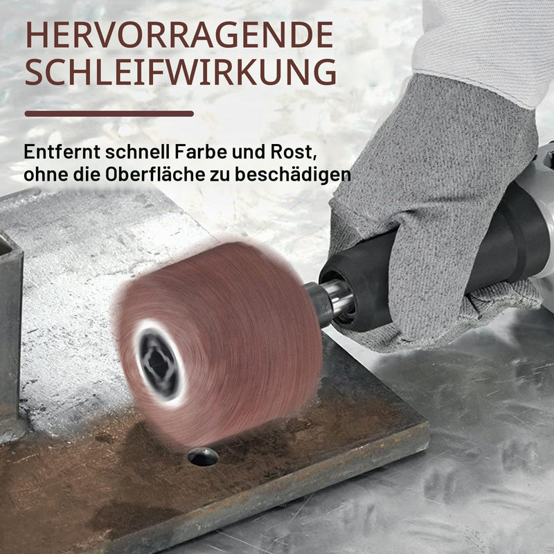 120 Grit Satin Roller, 120 x 100 mm Satin Brush Sanding Sleeves for Sanding Rollers Sanding Rollers Ideal for Matting Sanding Satin
