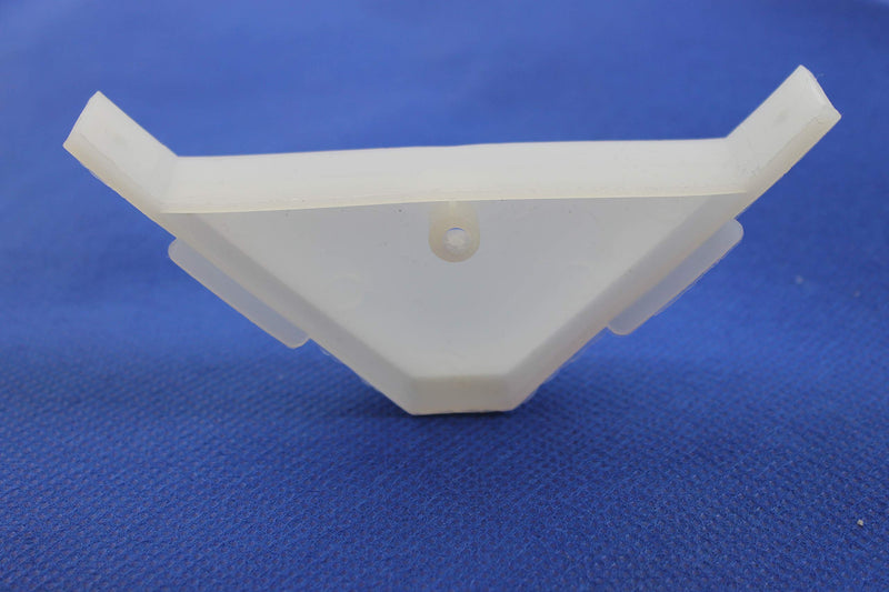 [Australia - AusPower] - Berta (20 Pieces) 90 Degree Cabinet Triangle Bracket, Plastic White Corner Support Braces 20 