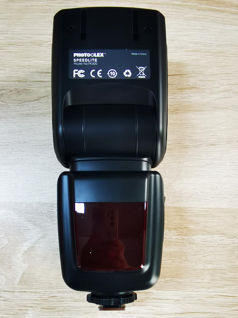 [Australia - AusPower] - PHOTOOLEX FK300 Camera Flash Speedlite for Canon Nikon Sony Panasonic Olympus Fujifilm Pentax Sigma Minolta Leica and Other SLR Digital Cameras and Digital Cameras with Single Contact Hot Shoe 