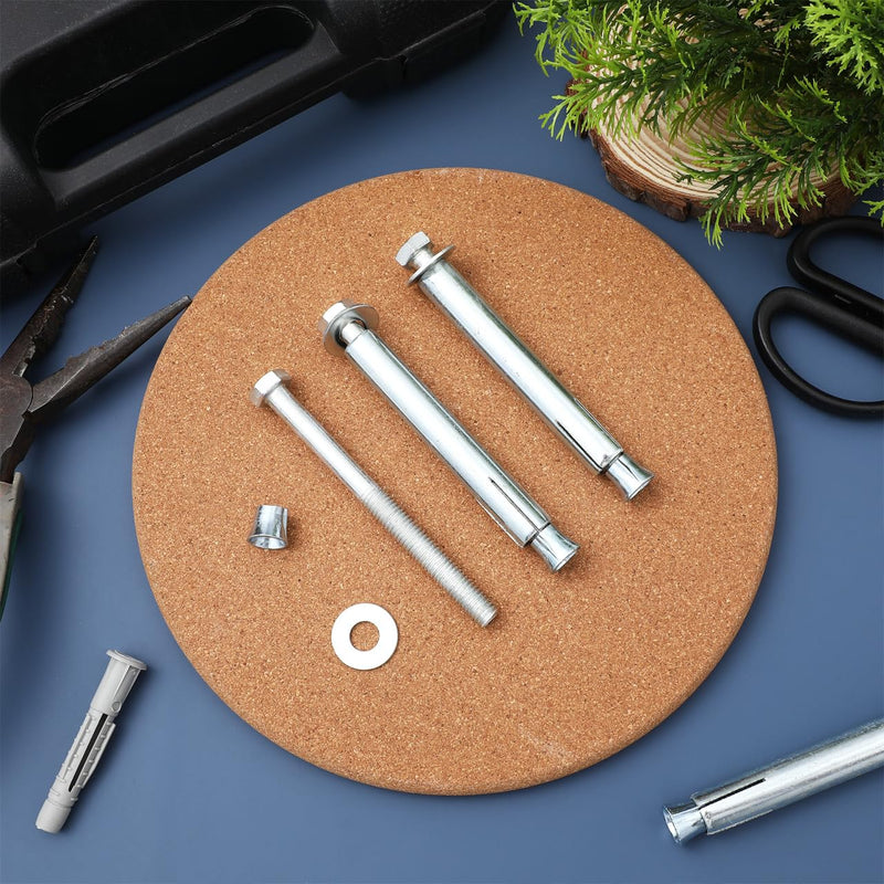 [Australia - AusPower] - 10Pcs Driveway Expansion Bolt Fasteners Anchor Bolts for Speed Bumps Heavy-Duty Expansion Screws for Asphalt and Installation 
