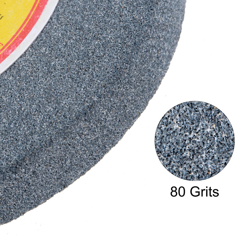 [Australia - AusPower] - QUARKZMAN Sanding Block Wheel 125 x 12.7 x 16 mm, 80 Grits Brown Corundum Bench Sanding Discs for Carbon Steel, Alloy Steel 80 Korngröße 