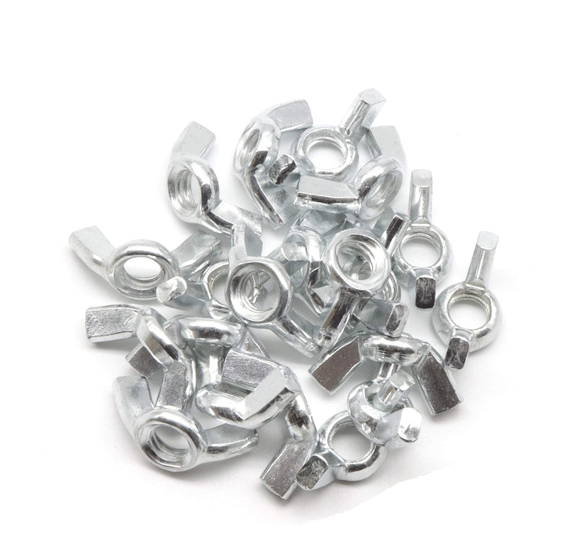[Australia - AusPower] - binifiMux 20pcs 3/8-16 Wing Nuts, Zinc Plated Carbon Steel Butterfly Nuts 