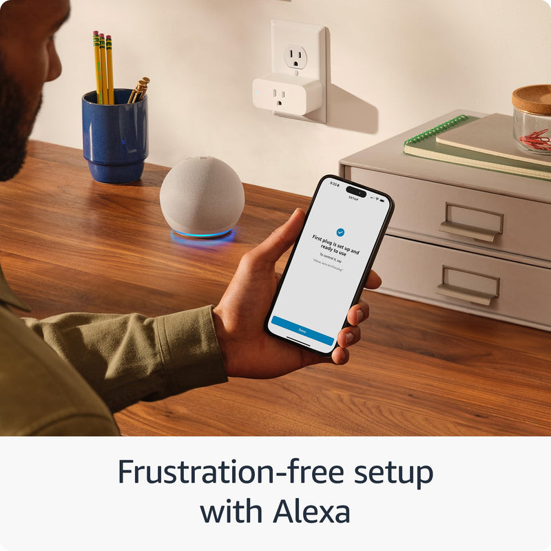 [Australia - AusPower] - Amazon Smart Plug | Works with Alexa | Simple setup, endless possibilities 1-pack 