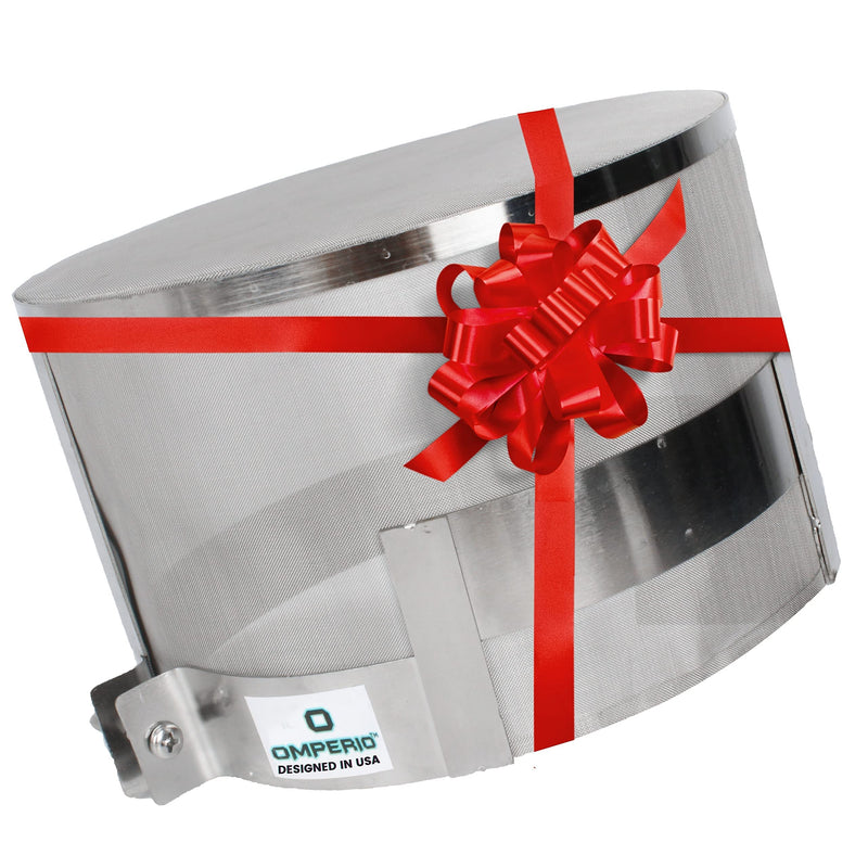 [Australia - AusPower] - OMPERIO Smart Meter Cover RF-Radiation Shield Guard EMF Protection, Reduces EMF RF and 5G, Stainless Steel 316 Faraday Cage (Designed in USA by OMPERIO® Family Brand) 