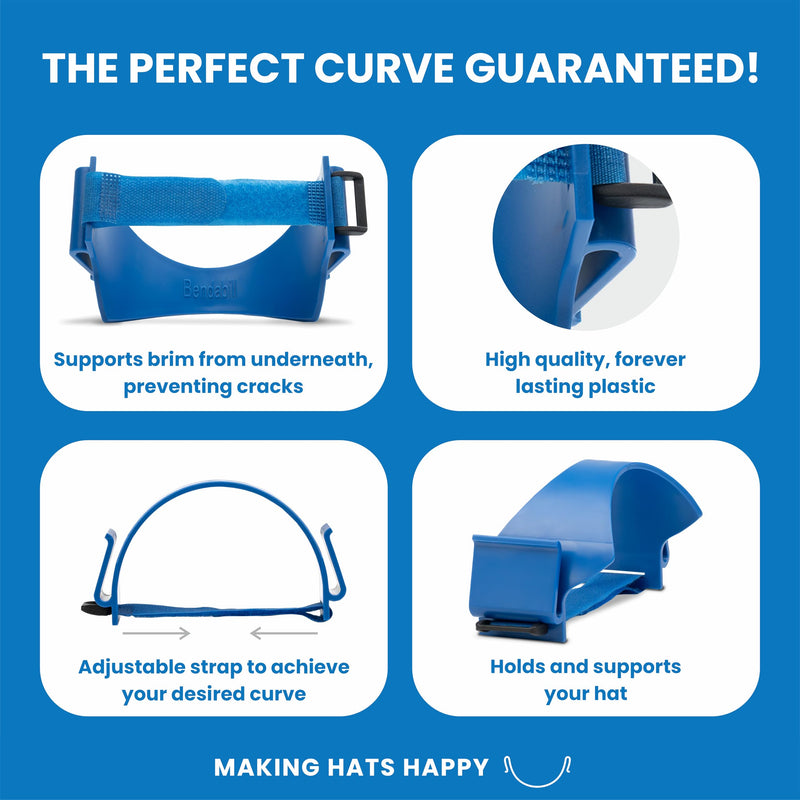 [Australia - AusPower] - Bendabill(Pro) Hat Brim Bender - The Perfect Curve Guaranteed - Shaper Curver Tool For All Hats, Steaming Optional - U.S. Patent Pending 