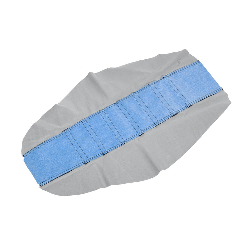 [Australia - AusPower] - X AUTOHAUX Universal Motorcycle Pit Dirt Bike Faux Leather Soft Seat Cover Anti Slip Seat Cushion Blue Black 