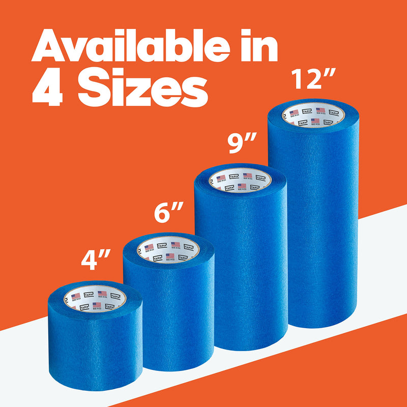 [Australia - AusPower] - Wide Blue Painters Tape, 4 inch x 60 Yards, 3D tape, 3D Printing Tape, Easy Clean Removal up to 21 Days, Masking Tape 1 