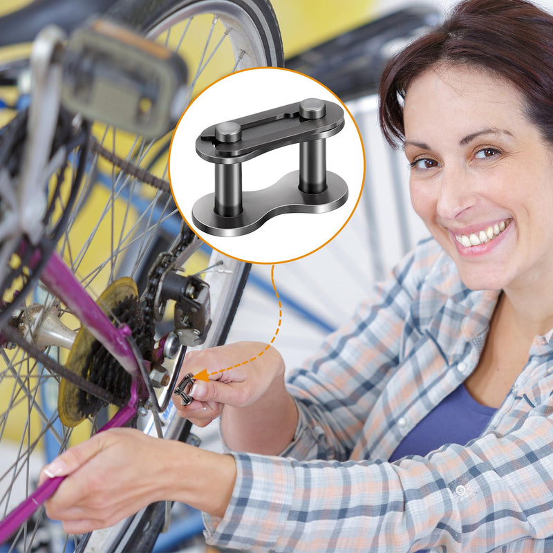 [Australia - AusPower] - PAGOW 5PCS #41 Roller Chain Connecting Links, Master Manganese Steel Connector Heavy Duty for Bycicles, Mini Bikes, Motorcycles, Go-Karts, Home and Industrial Machinery 5 