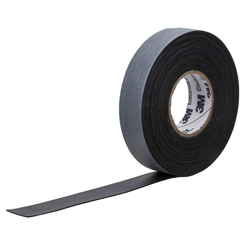 [Australia - AusPower] - 3M Temflex Rubber Splicing Tape 2155, 3/4 in x 22 ft, Black, General Purpose Self-Fusing Electrical Insulating Tape, 1 Roll 3/4" X 22' 