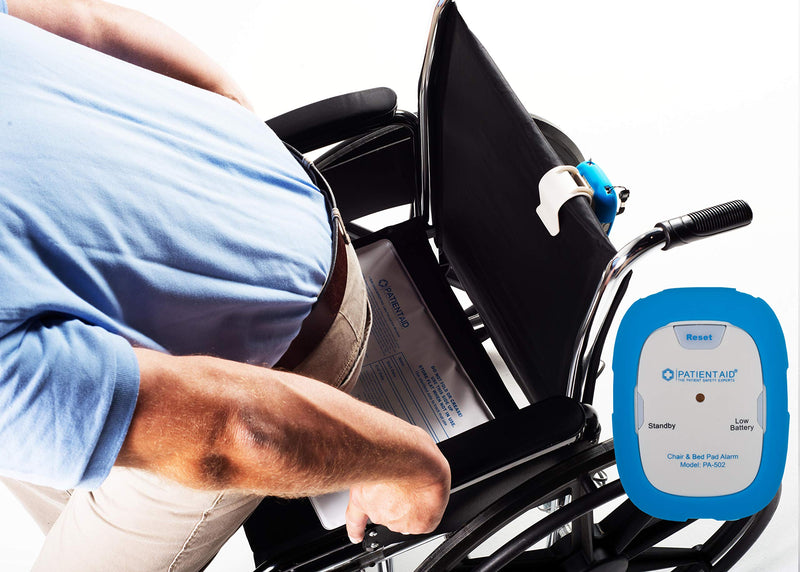 [Australia - AusPower] - Caregiver Alarm & Fall Prevention System with Chair Pad :: Includes Patient Monitor with Rubber Casing, 9V Battery, 3 Mounting Options, Screws & Full Instructions, 1 Yr. Warranty by Patient Aid w/ Rubber Casing 