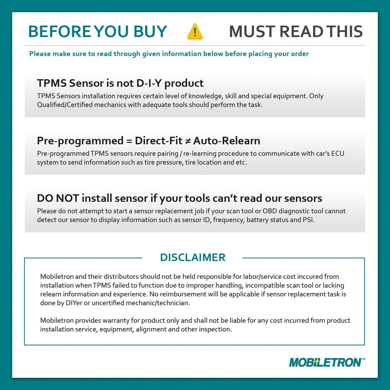 [Australia - AusPower] - MORESENSOR Signature Series 315MHz TPMS Tire Pressure Sensor 4-Pack | Preprogrammed Compactible with Honda Pilot Acura MDX RDX TSX | 42753-STK-A04 42753SZAA13 42753YVA52 | Clamp-in | NX-S072-4 