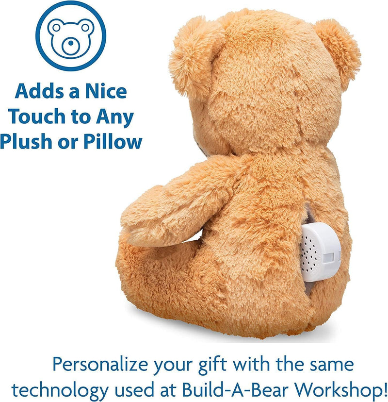 [Australia - AusPower] - 60 Second Multi-Message Voice Recorder, Record Custom Messages for Plush Toy, Stuffed Bear Toy, Baby Doll Toy, and Pillow - 2 Pack 60 Sec - Pack of 2 