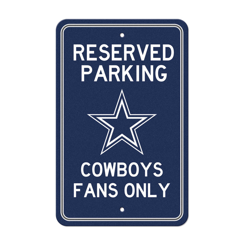 FANMATS NFL - Dallas Cowboys Team Color Reserved Parking Sign Décor 18in. X 11.5in. Lightweight