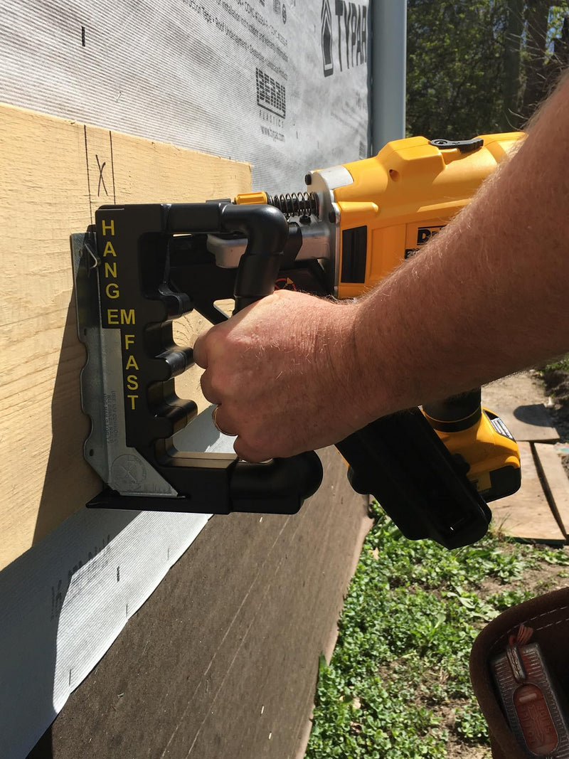 [Australia - AusPower] - Tool - Metal Joist Hanger Installation Jig - Lightweight Durable Ergonomic - Fast & Easy - Deck, Floor System, Small Truss - for Dimensional Lumber Sizes 2x6 2x8 2x10 2x12 