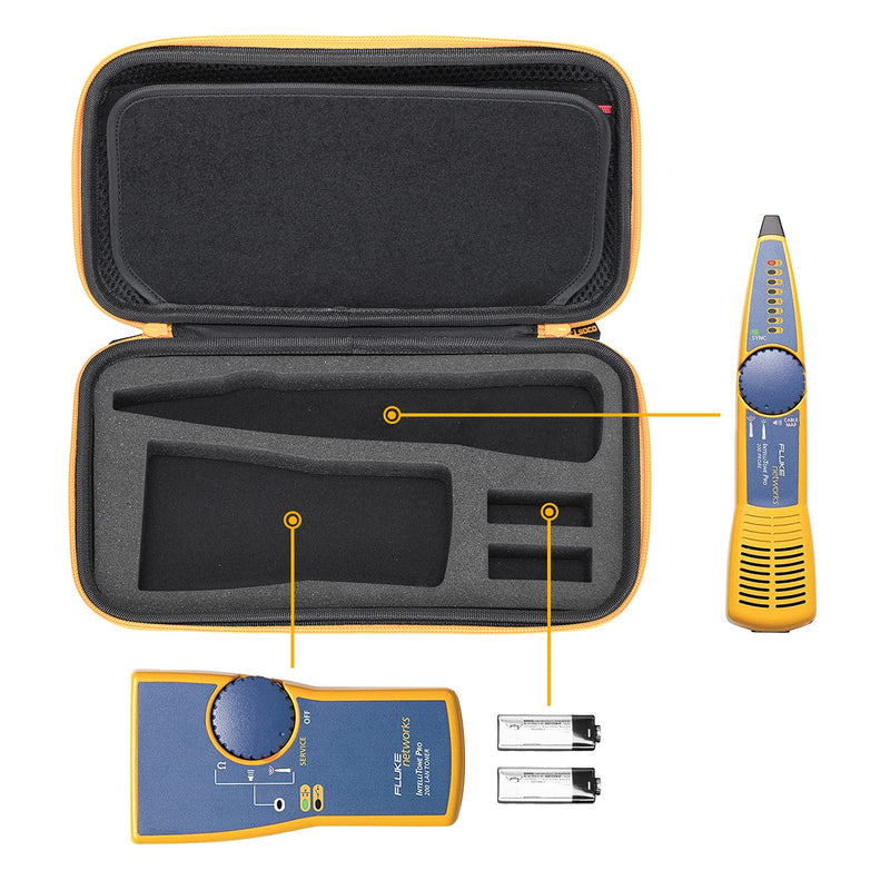RLSOCO Case for Fluke Networks IntelliTone Pro 200 LAN Toner and Sample Kit
