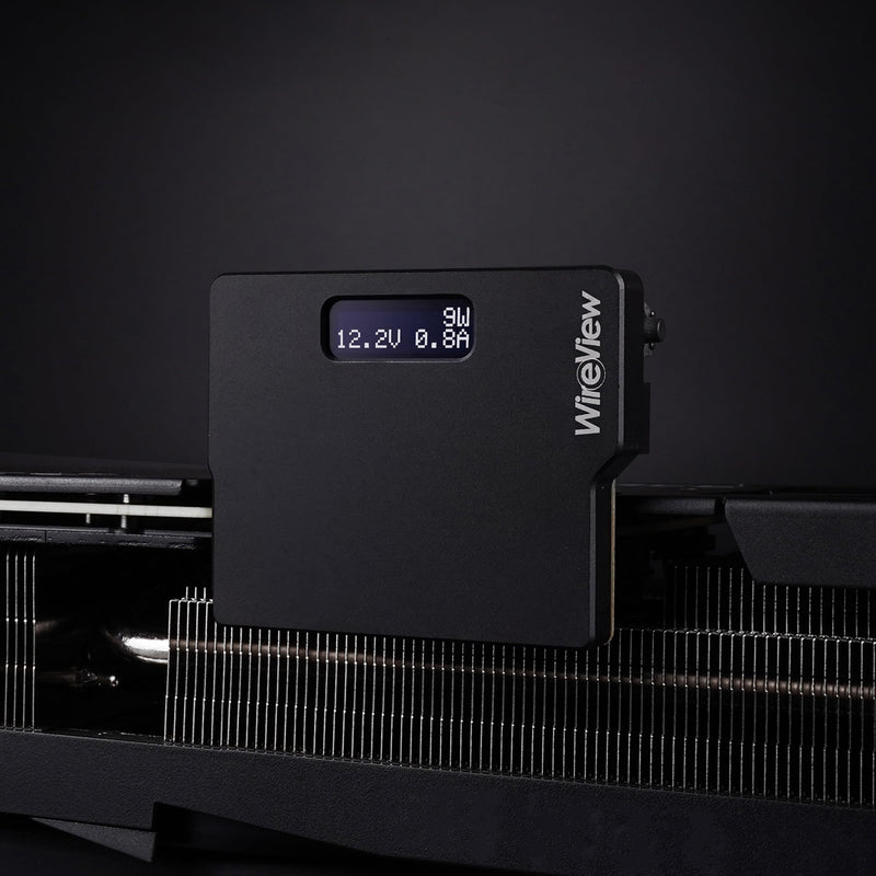 Thermal Grizzly WireView GPU - 1x12 VHPWR Normal - GPU Power Consumption Measuring Device - PCIe Power Connector - Real Time Direct Monitoring - Made in Germany TG-WV-H1N