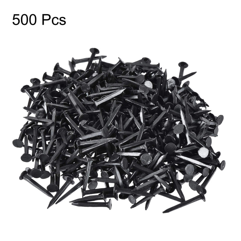 [Australia - AusPower] - uxcell Metal Nails Tacks 1/2"(13mm) for Shoes Boots Leather Heels Soles Replacement Black 500pcs 13mm 