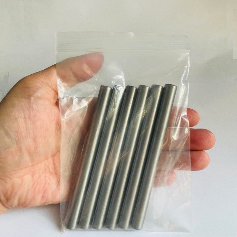[Australia - AusPower] - 6pcs 3/8 x 4 Dowel Pins,3/8 inch x 4 inch Metal Dowel pins Shelf Pegs 3/8,Support Shelves,Bearings Alloy Steel Wood Bunk Bed peg 3/8 x 4 Inch 