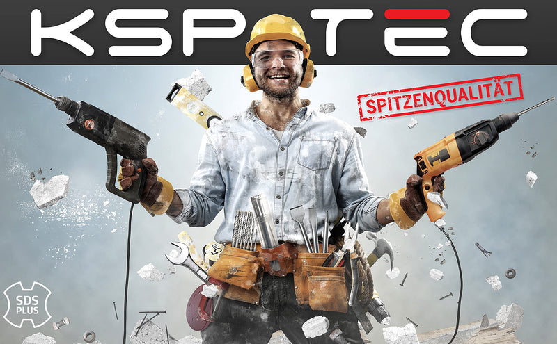 [Australia - AusPower] - KSP-Tec 60 x Sandpaper 125 mm Velcro Sanding Discs for Orbital Sanders with Grit 10 x 40/60/80/120/180/240 60 x P40-P240 