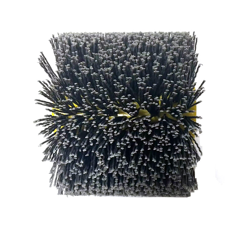[Australia - AusPower] - JVJ Nylon Brush Polishing Grit #120 Wire Drawing Wheel Brush Polishing Brush for Satin Machine Sanding Brush Bristle Brush Grit Brush for 19 mm Diameter Wood Brushes Machine 