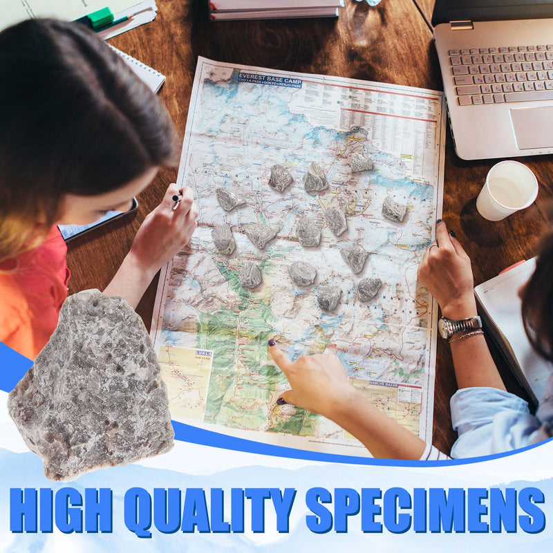 [Australia - AusPower] - 24 Pcs Oolitic Limestone 1" Sedimentary Rock Specimens Real Limestone Rock for Science Classrooms Teaching Aid, Ages 8 up 