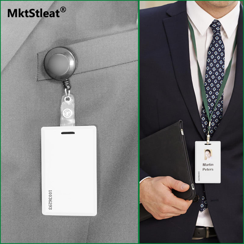 [Australia - AusPower] - 10 Pack Key Card Entry System 26 Bit Proximity Clamshell Weigand Prox Swipe Cards Compatable with ISOProx 1386 1326 H10301 Format Readers and Systems. for Commercial Access 