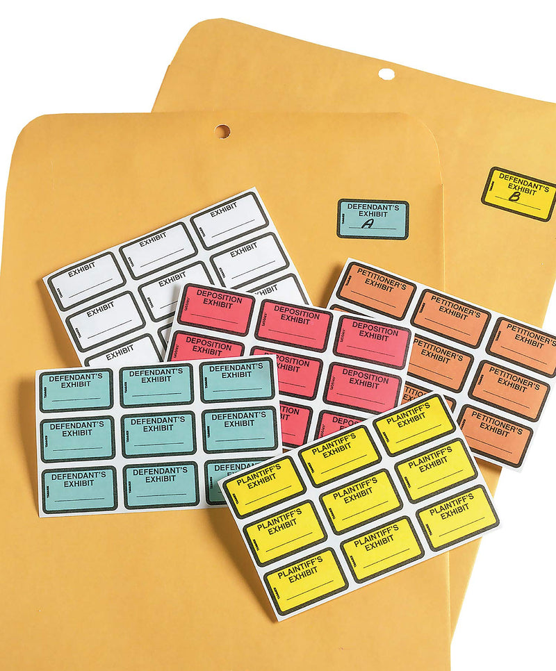 [Australia - AusPower] - Tabbies Legal Exhibit Labels, Label: 1-5/8"W x 1" H, Sheet: 5-1/4"W x 3-1/4"H, Orange, PETITIONER'S Exhibit 252 Label/Pack (58026) Petitoner'S Exhbit 