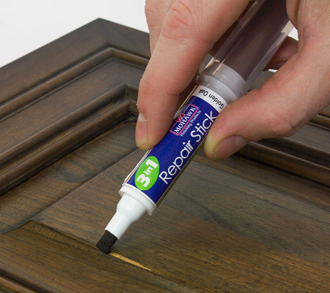 MOHAWK 3-in-1 Wood Repair Stick wood filler in black, M319-3000, single stick package