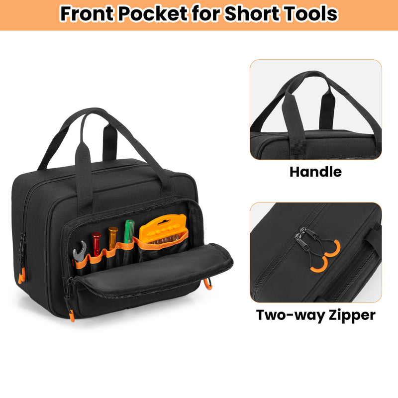 [Australia - AusPower] - Carrying Case Compatible with Klein Tools 80101/ ET310 AC Circuit Breaker Finder, Home Tester Kit Storage Bag for Digital Multimeter, Clamp Meter or Other Electrical Test Tools (Bag Only) 