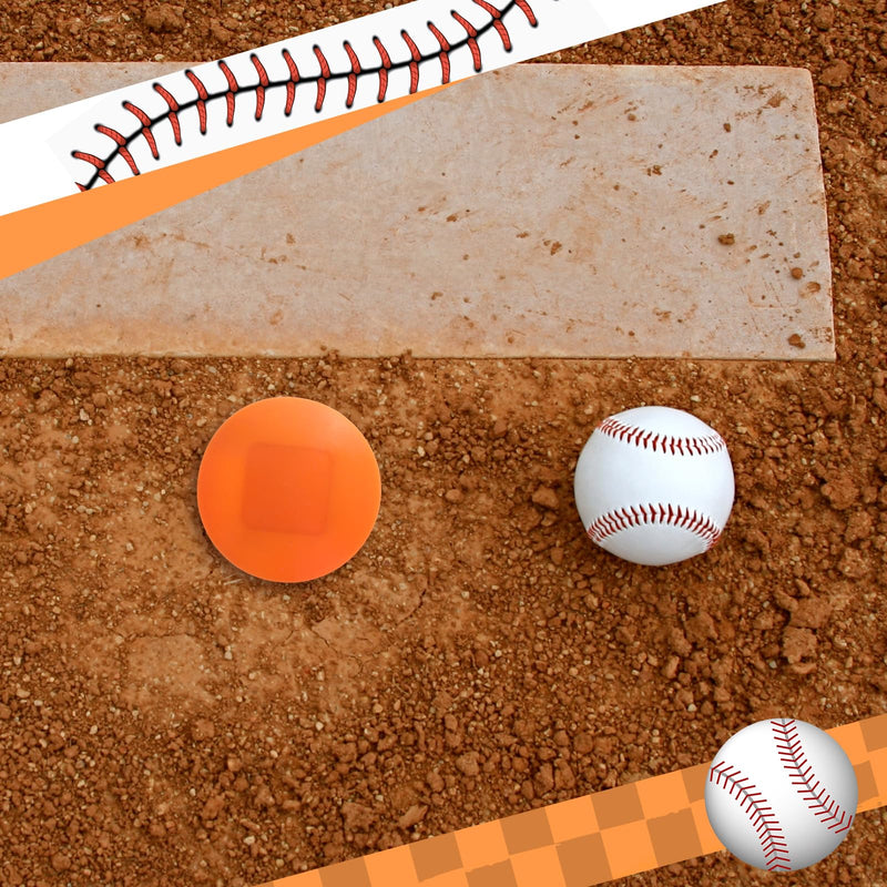 [Australia - AusPower] - Pangda 8 Pcs Baseball Base Plugs for Baseball Field Rubber Ground Receptacle Plugs for Softball Anchor (Orange) Orange 