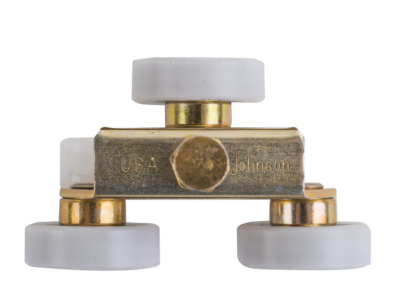 Johnson Hardware Sliding Door/Pocket Door Hanger Ball Bearing 1125-1 Inch Wheel, 200 lb Capacity (Pack of 3) 1 Inch (Pack of 3)