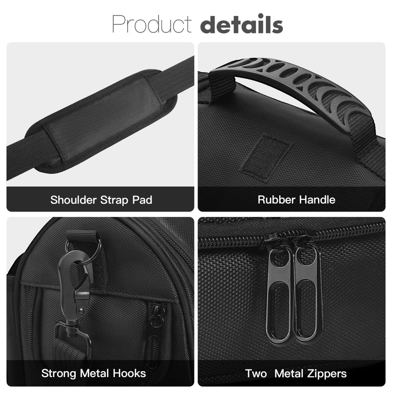 Portable Power Station Carrying Case Bag Compatible with Anker 521 Power Station Generator Protective Shoulder Bag Cover with Pocket for Outdoor Travel Camping Charging Accessories For Anker 521 Power Station