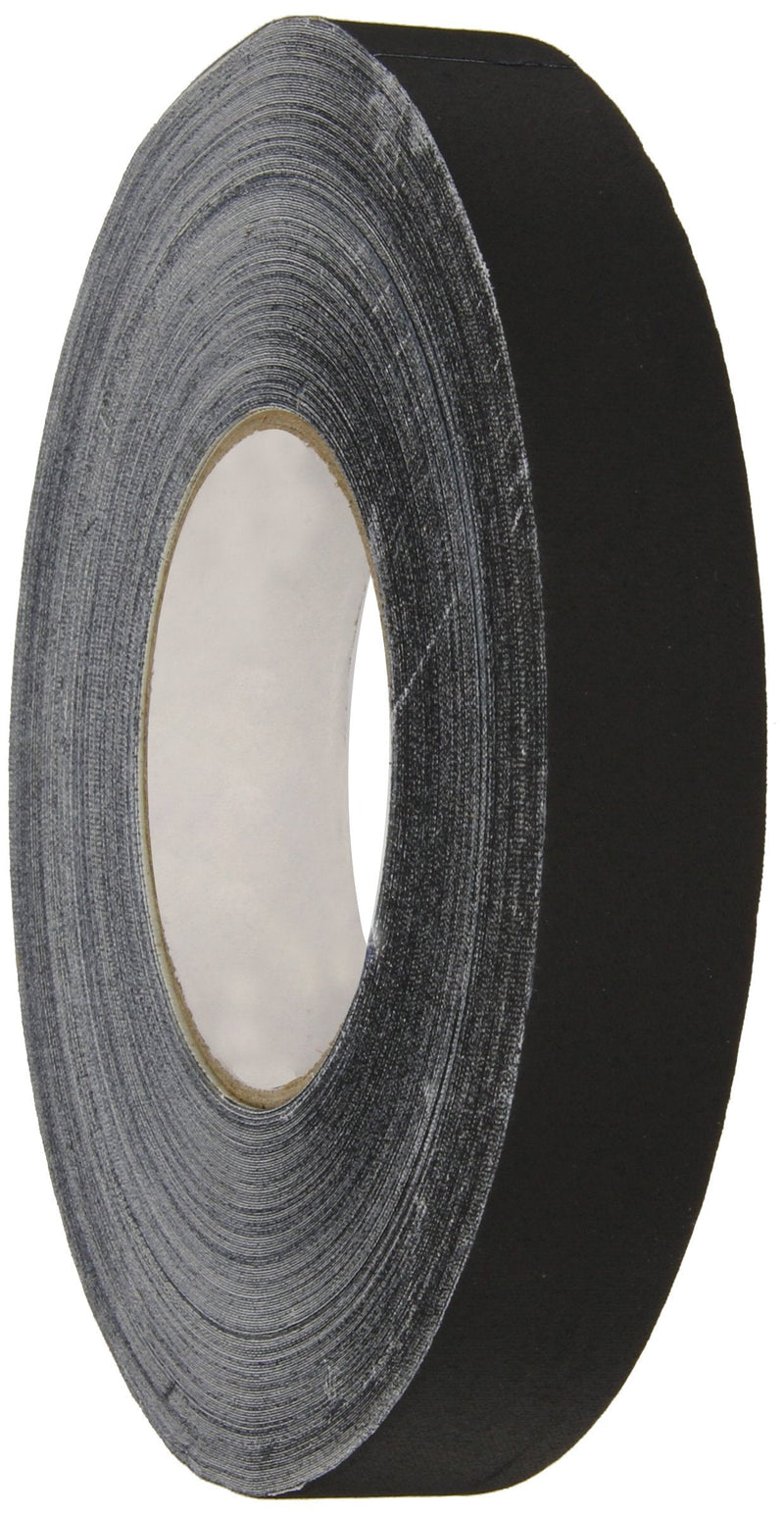 Polyken 510 Vinyl Coated Cloth Premium Gaffer's Tape, 11.5 mil Thick, 55 yds Length, 1" Width, Black