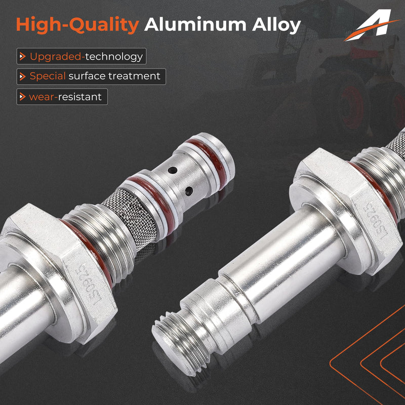 [Australia - AusPower] - Hydraulic Solenoid Valve Element Compatible With Bobcat Skid Steer Loader 863 864 873 883 963 751 753 763 773 T200 T250 T300 T320, Replace# 6667687 6675559 6665004 