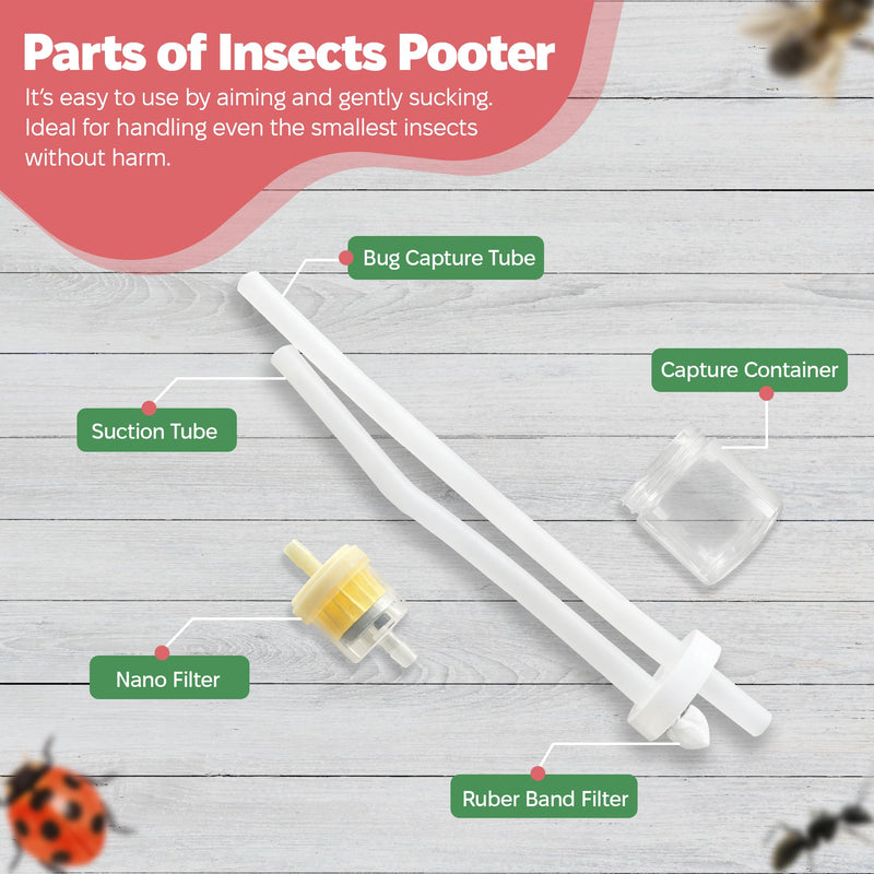 [Australia - AusPower] - Insect Pooter | Insect Capture Device for Budding Entomologist and Kid Biologist by Snout and Shell 