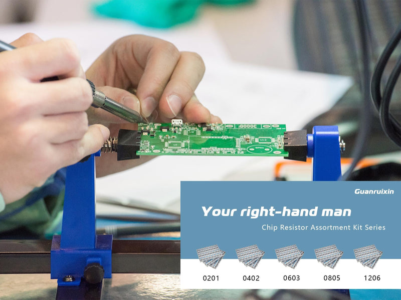 Chip Resistor Design Kit, EIA 1206 Size, 0R-10M Resistance, 72 Values 7200PCS, 1% Tolerance, RoHS Compliant EIA 1206 Resistors
