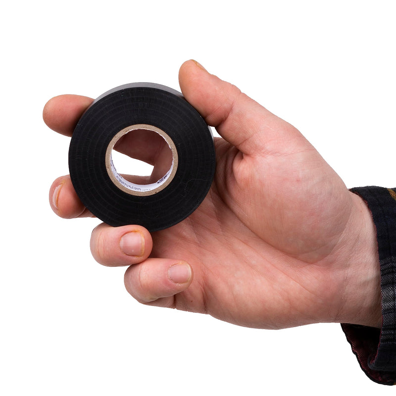 [Australia - AusPower] - Duck Brand Economy Electrical Tape, 3/4-Inch by 60 Feet, Single Roll, Black (282289) 60 Foot (Pack of 1) Black (Auto) 