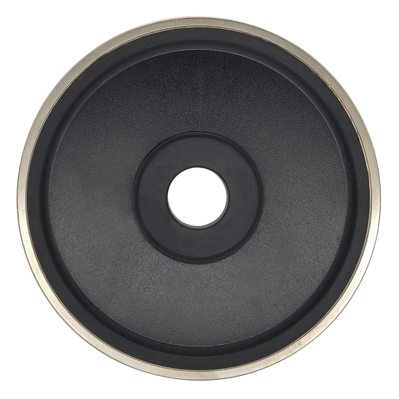 [Australia - AusPower] - Diamond Lapidary Jewelry Grinding Wheel 6 Inch with 1 Inch Arbor Hole, Diamond Grinding Wheel for Gem, Marble, Granite, Glass, Ceramics, Cemented Carbide, 1000 Grit Grit 1000 