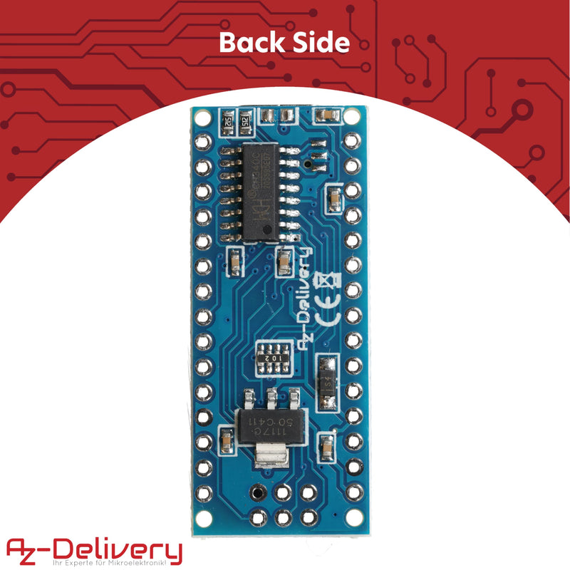 Placa de dezvoltare Arduino Nano V3, port Tip-C Placa de dezvoltare Arduino Nano V3, port Tip-C