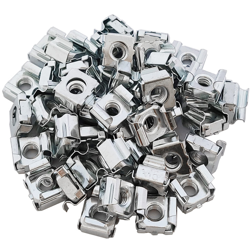 [Australia - AusPower] - M5 Cage Nuts, 304 Stainless Steel, Zinc Plated, Metric, 50Pcs M5 