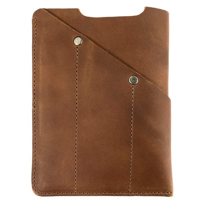 Hide & Drink, Rustic Multi-Tool Pocket Pouch Handmade from Full Grain Leather, Classic Multipurpose Bag, Compact Organizer, Camping Accessories - (Single Malt Mahogany) Single Malt Mahogany