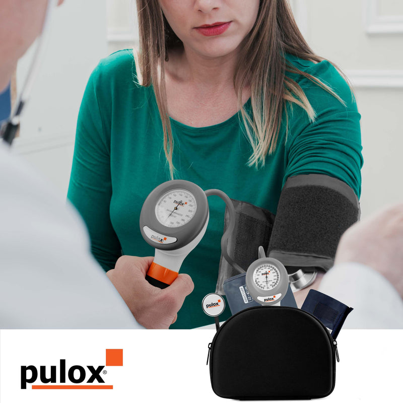[Australia - AusPower] - Pulox EazyBP Manual Blood Pressure Monitor for Adults & Children with Stethoscope, 2 Cuffs & Case 