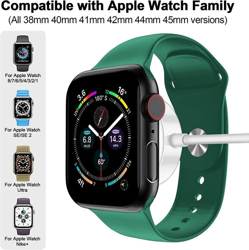 [Australia - AusPower] - 𝟐𝟎𝟐𝟒 𝐔𝐩𝐠𝐫𝐚𝐝𝐞𝐝 Magnetic Charging Cable for Apple Watch Charger,[USB C Port] Wireless Charger Coaxial Cables Compatible with iWatch Series Ultra2/Ultra/8/7/6/SE/SE2/5/4/3/2[3.3FT/1M],White White 1.0M 