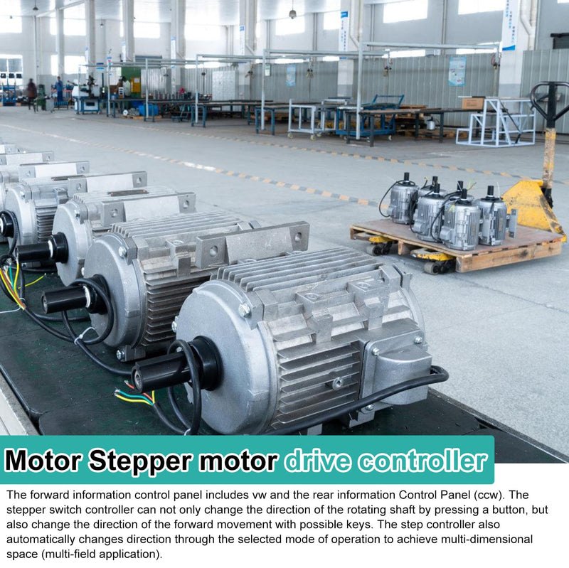 [Australia - AusPower] - Nizirioo Stepper Motor Driver: Forward/Reverse Driver Control, Pulse Speed Angle Control Module for NEMA 17 23 Motor, Stepper Motor Control, Integrated Board, Adjustable with HD Display 