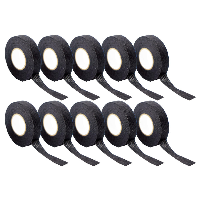 SANKEMU Wiring Harness Tape High Temp Wire Cable Loom Self-Adhesive Fabric Tape for Electrical Automotive Engine Harness Wrap Protection Noise Damping Cables Fixed 3/4 Inch x 49 FT 10
