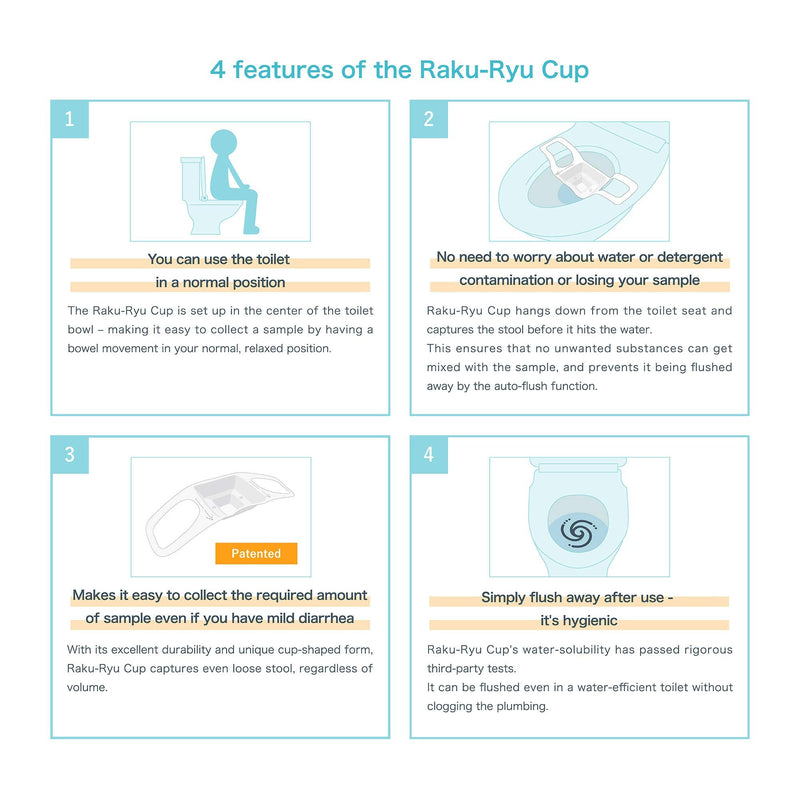 [Australia - AusPower] - flushable Stool Sample Collection Sheet (Pack of 5) 