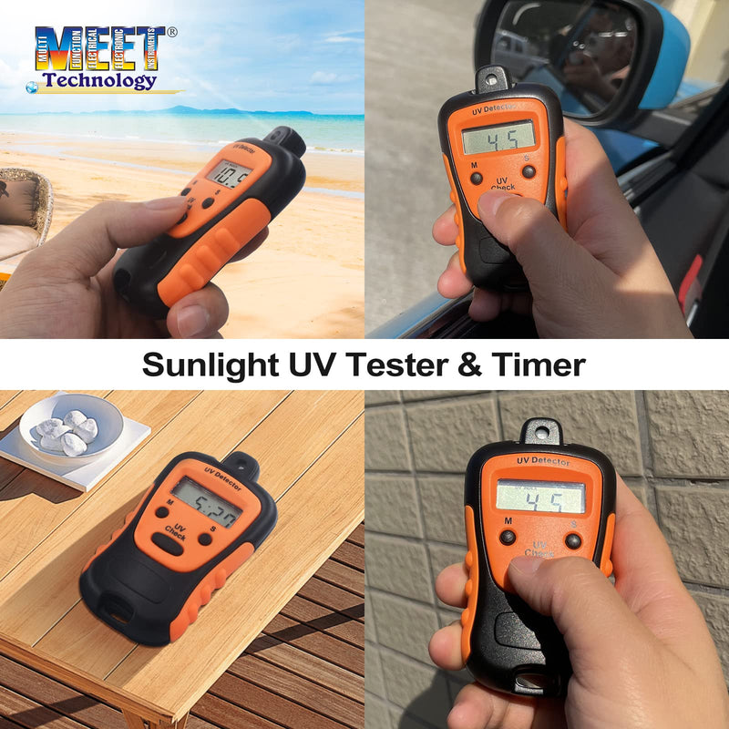 [Australia - AusPower] - Meet UV Strength Tester for Measuring Sun Light UV Level,High Precision UVA UVB Meter,Photometer UV Detector,Portable UV Intensity Meter with 1.5v Battery MS-98(3) 