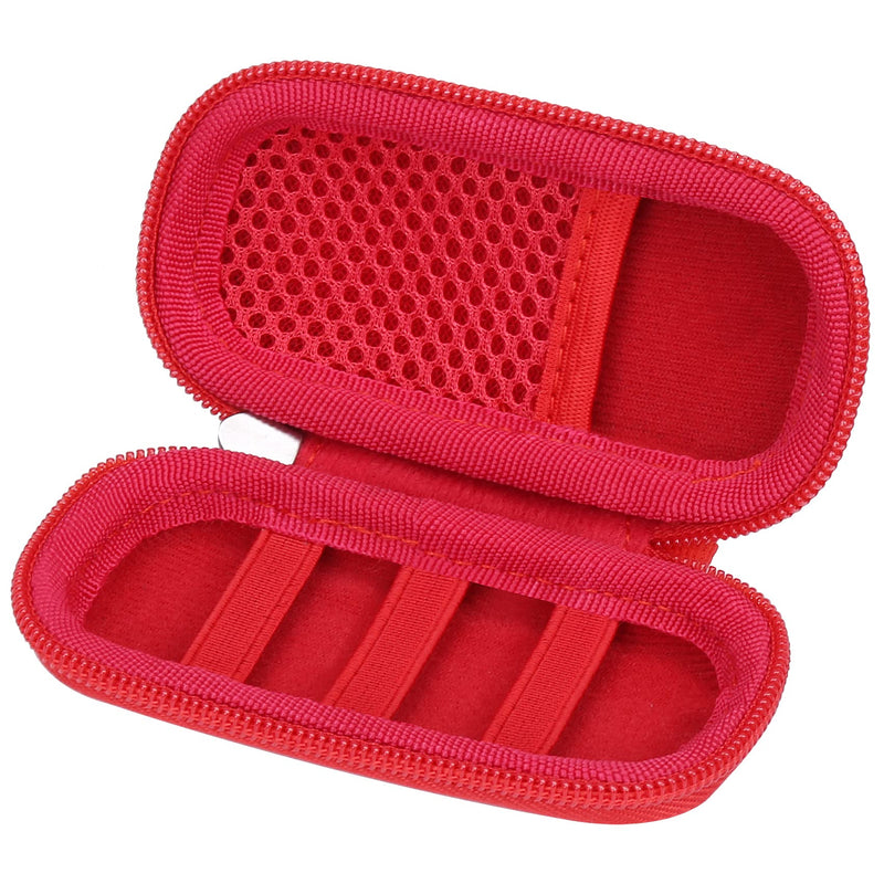 [Australia - AusPower] - Khanka Hard Case Replacement for AliveCor Kardia Mobile ECG/KardiaMobile 6L EKG (Red) Red 